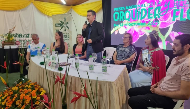 Así se vivió el lanzamiento oficial de la Fiesta Nacional de la Orquídea y Provincial de la Flor en Montecarlo