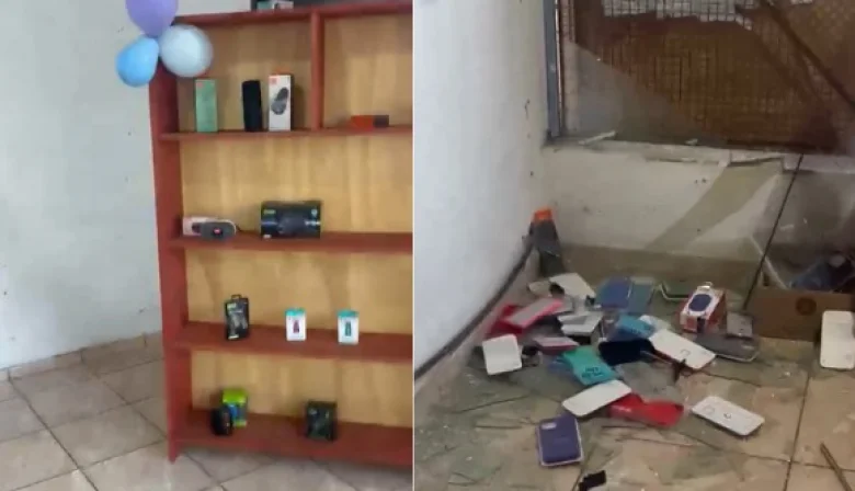 Robaron un local de celulares en Eldorado y se llevaron mercadería valuado $600 mil pesos