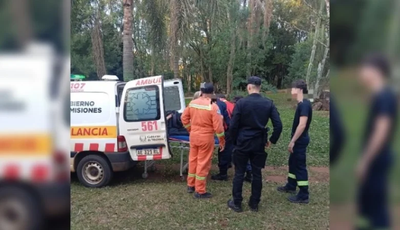 Accidente en el Parque Salto Encantado: Una turista francesa sufrió una caída y tuvo que ser rescatada por bomberos