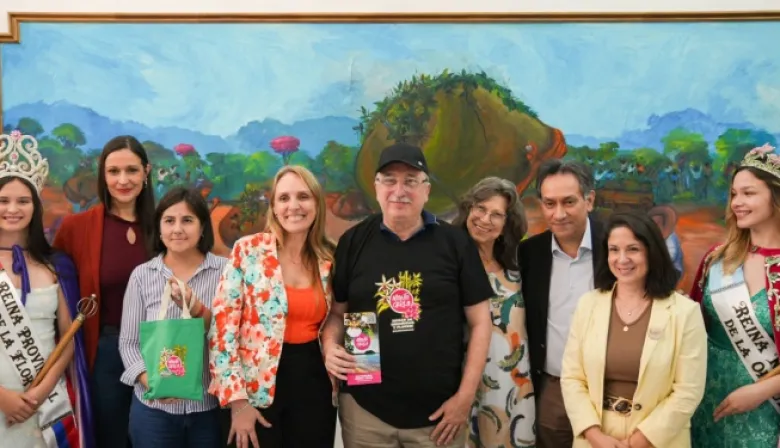 Passalacqua invitó a visitar la Fiesta de la Orquídea