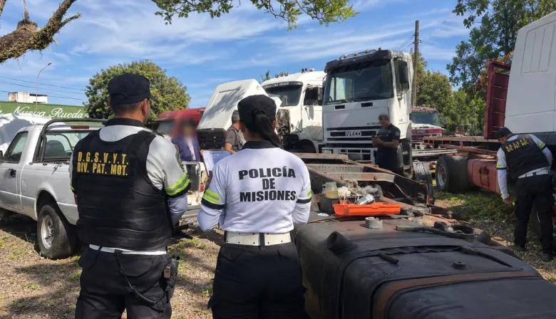 Allanamientos en Posadas: secuestran camiones y detienen a un abogado