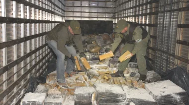 Gendarmería intercepta cargamento de casi 8 toneladas de marihuana en Montecarlo