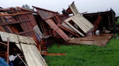 Misiones: Fuerte temporal afecto a la localidad de San Javier