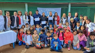 Montecarlo: Veteranos de Malvinas realizan ciclo de donaciones y charlas en colegios primarios