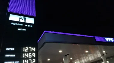 Sorpresivo aumento de combustibles en YPF