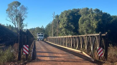 Habilitan el tránsito en el paso provisorio del arroyo Pindaytí sobre Ruta Provincial N.º 2