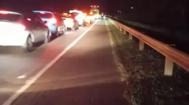 Montecarlo: Moto y camioneta protagonistas de un siniestro vial sobre Ruta 12 acceso B° Ita