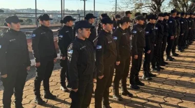 Montecarlo: La UR-XV de la Policía de Misiones suma 24 nuevos efectivos recién egresados de la UFSPM