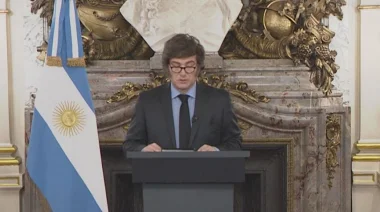 El presidente Javier Milei por cadena nacional: “El rumbo económico está fijado en piedra”
