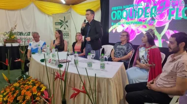 Así se vivió el lanzamiento oficial de la Fiesta Nacional de la Orquídea y Provincial de la Flor en Montecarlo