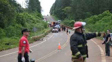 Identificaron a las víctimas y heridos del siniestro vial de la Ruta Nacional 14 en Campo Viera