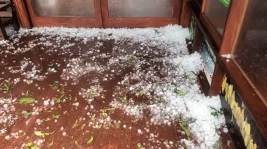 Un fuerte temporal con granizo generó destrozos en el Parque Provincial del Moconá