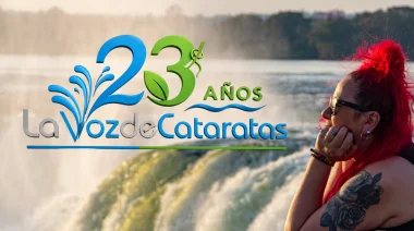 La reflexión de Kelly Ferreyra en el aniversario N° 23 del medio La Voz de Cataratas: 
