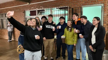 Romero Spinelli visitó Montecarlo y encabezó una nueva edición de “La Vice en Tu Escuela”