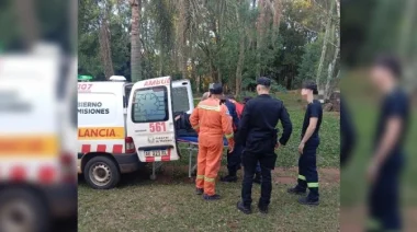 Accidente en el Parque Salto Encantado: Una turista francesa sufrió una caída y tuvo que ser rescatada por bomberos
