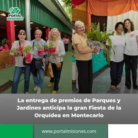 La entrega de Parques y Jardines anticipa la gran fiesta de la Orquídea en Montecarlo