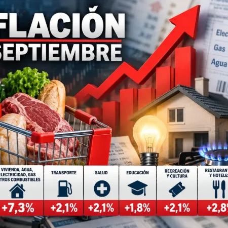 La inflación se aceleró al 1,9% en septiembre y acumuló 33,4% interanual