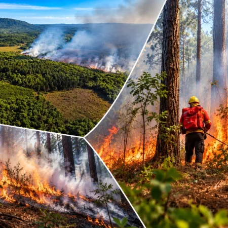 Bomberos sofocan incendio de malezas en Santa Ana