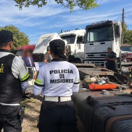 Allanamientos en Posadas: secuestran camiones y detienen a un abogado